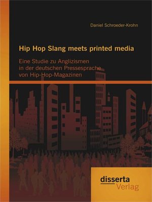 cover image of Hip Hop Slang meets printed media